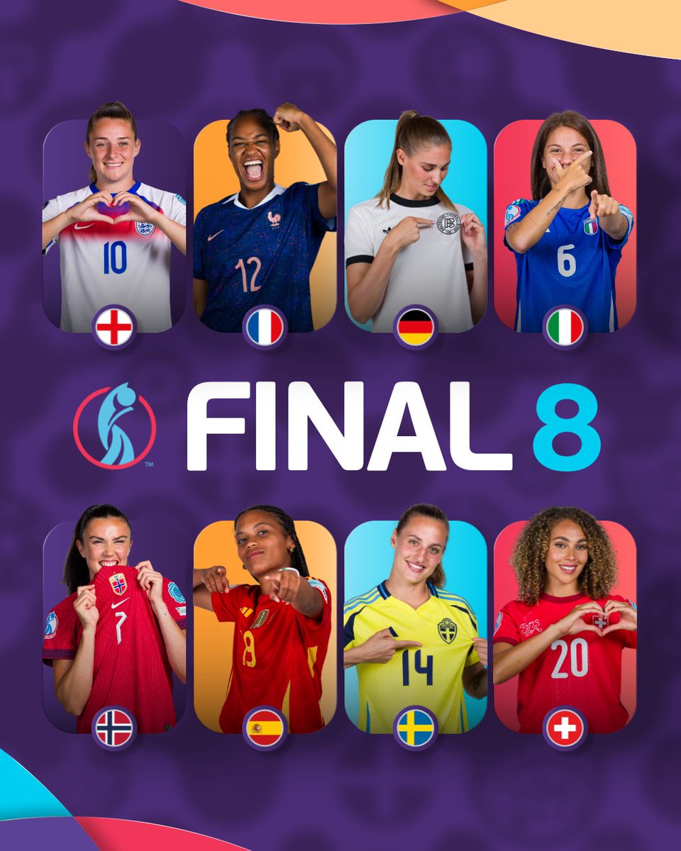 Eurocopa Femenina Suiza 2025: Cuartos de final con cifras récord y alto nivel deportivo